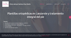 Desktop Screenshot of podologolanzarote.com